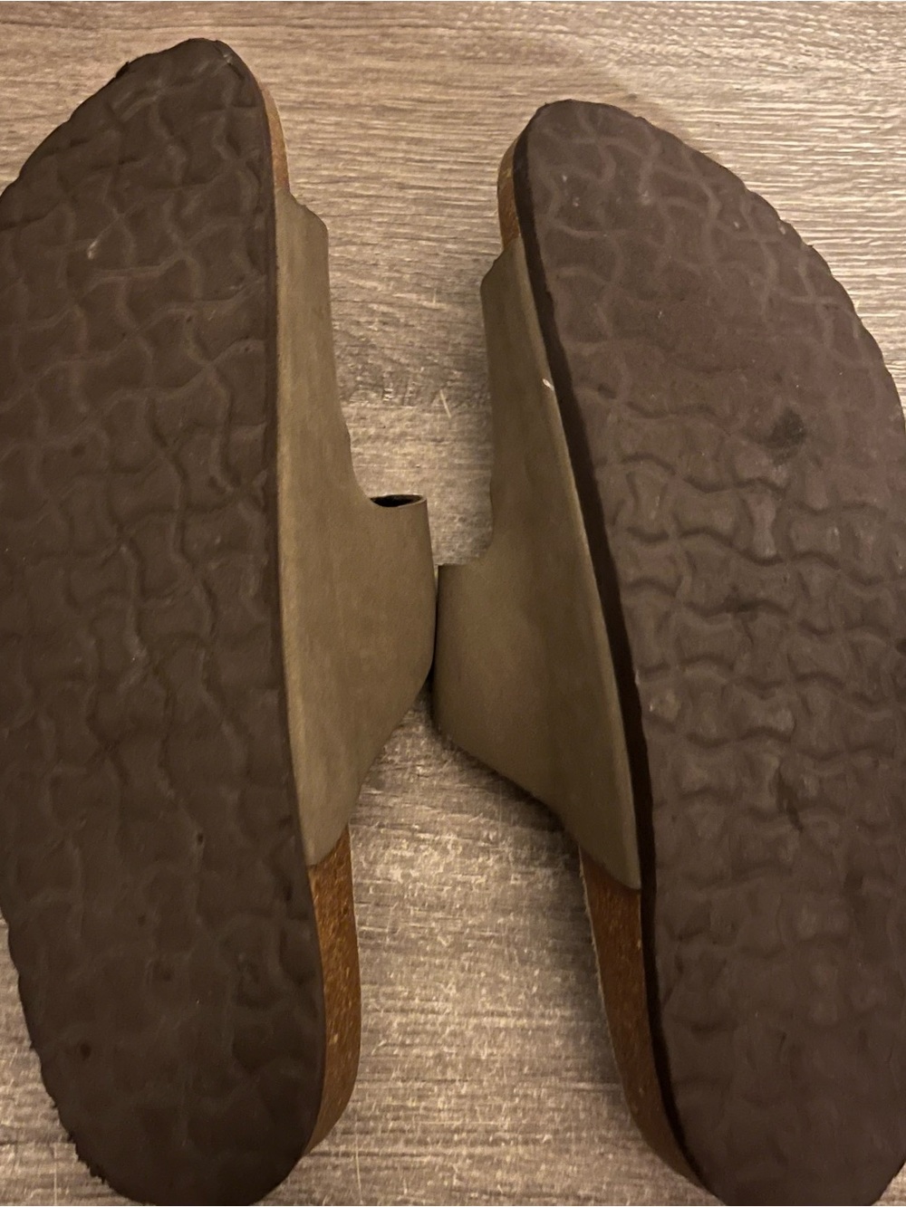 Women’s Double-Buckle Comfort Sandals in Olive Brown - Picture 3 of 4